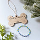 Friendship Bracelet Dog Bone Ornament