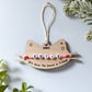 Friendship Bracelet Cat Ornament