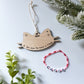 Friendship Bracelet Cat Ornament