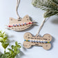 Friendship Bracelet Dog Bone Ornament