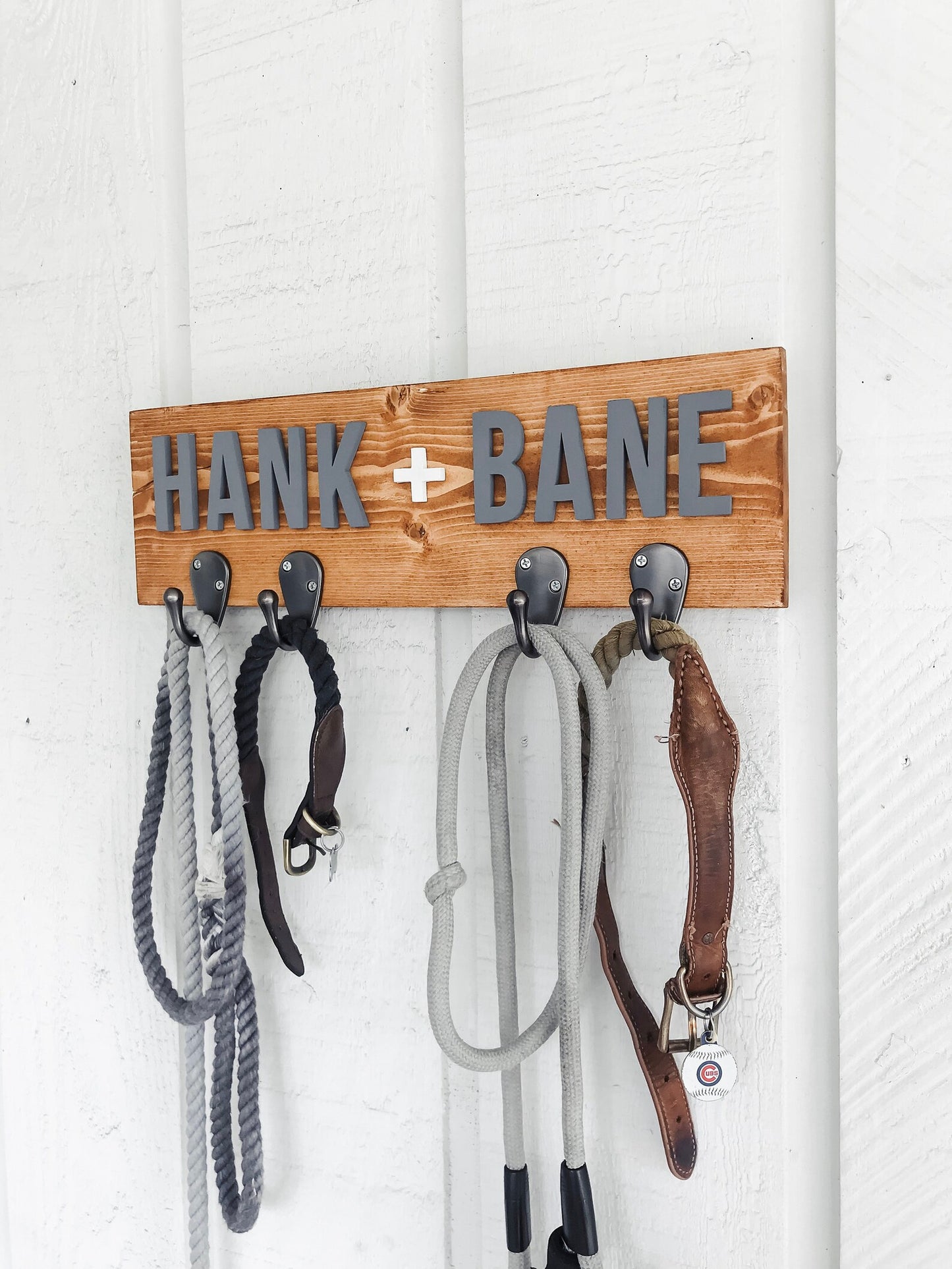 Two Dog Leash Holder