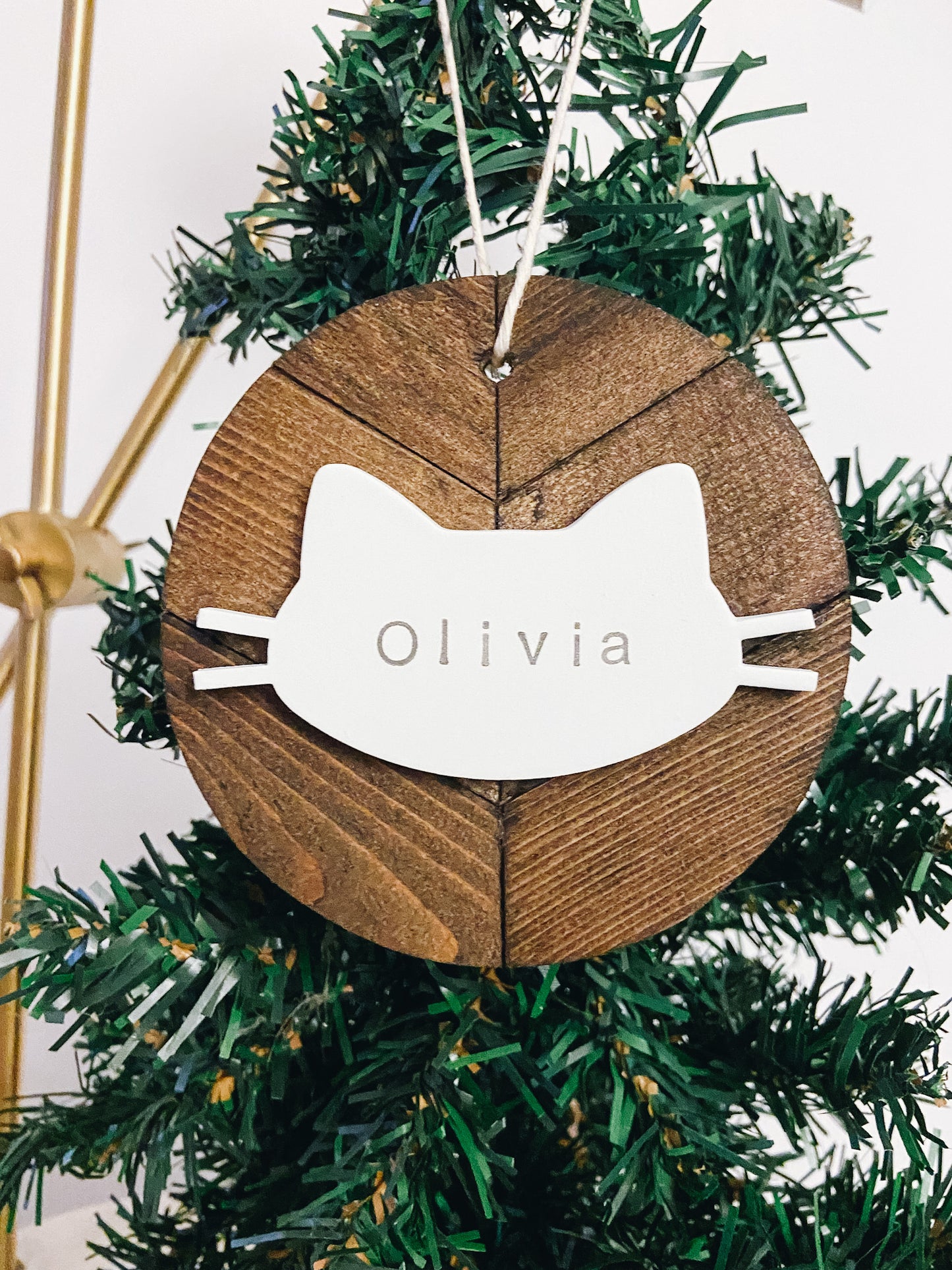 Personalized Cat Ornament