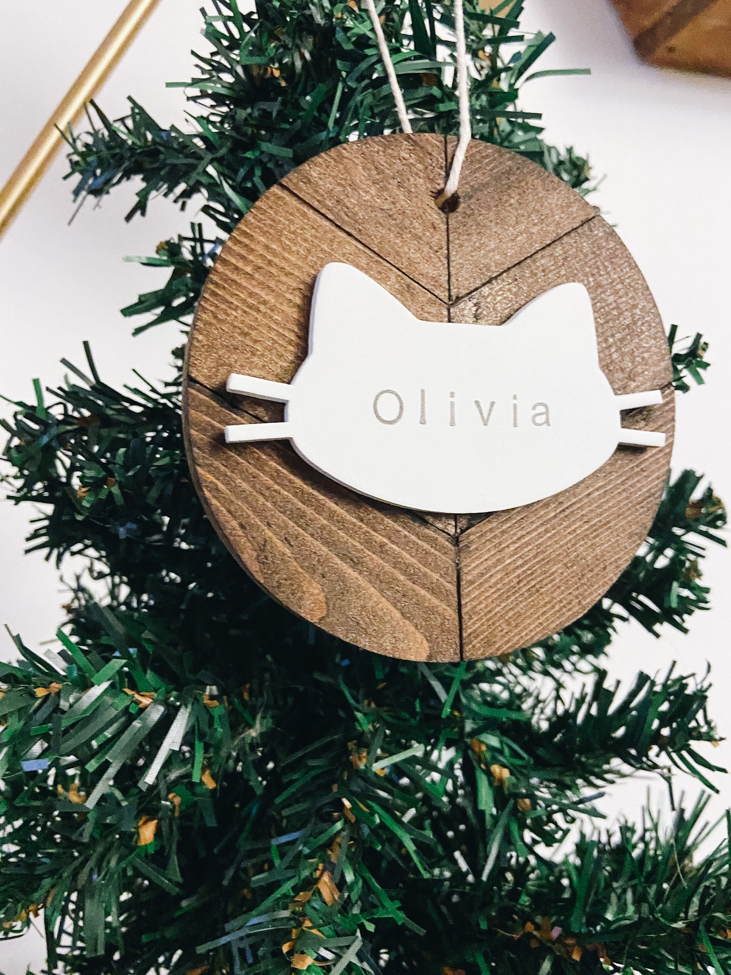 Personalized Cat Ornament