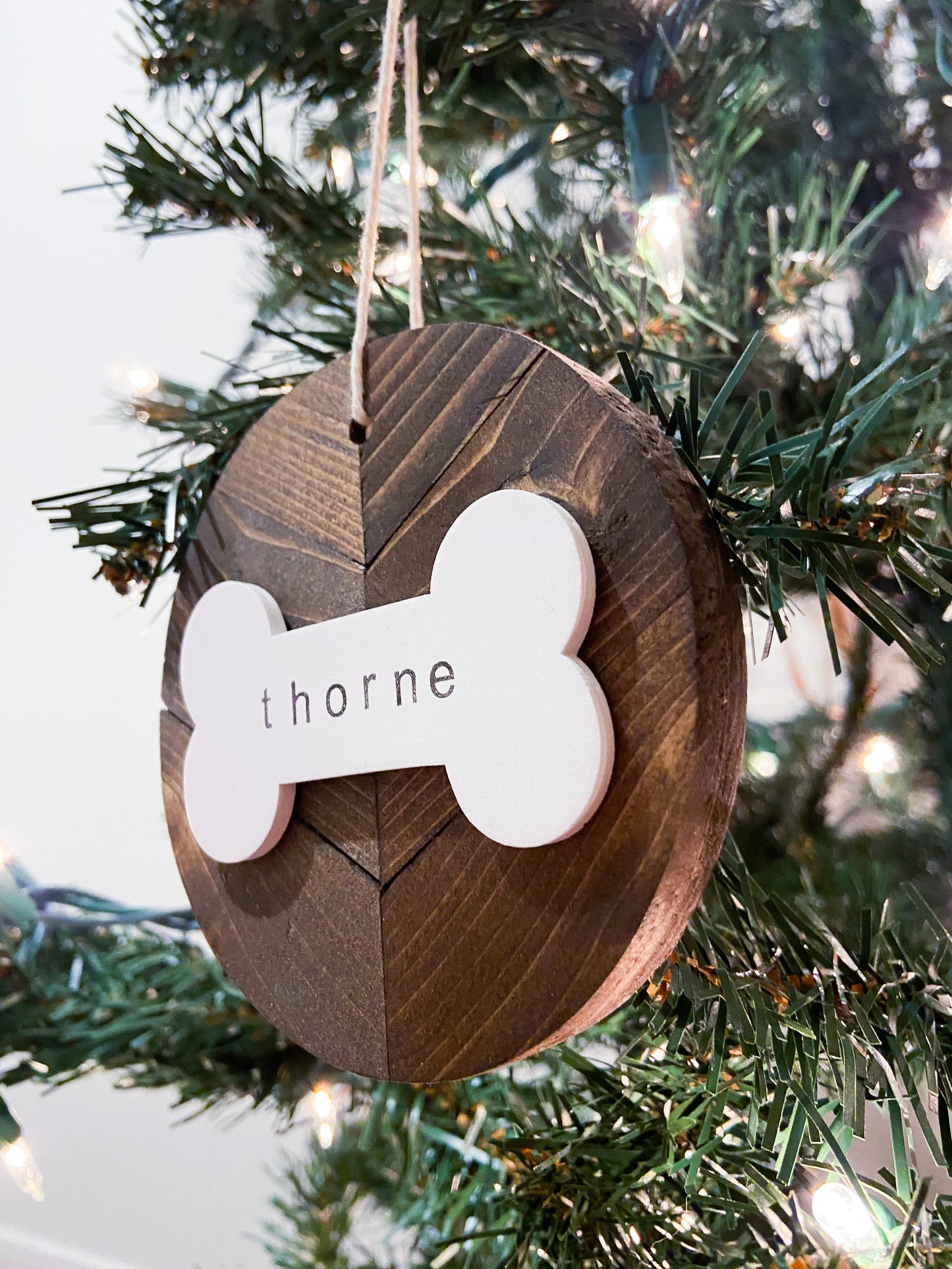 Personalized Dog Bone Ornament